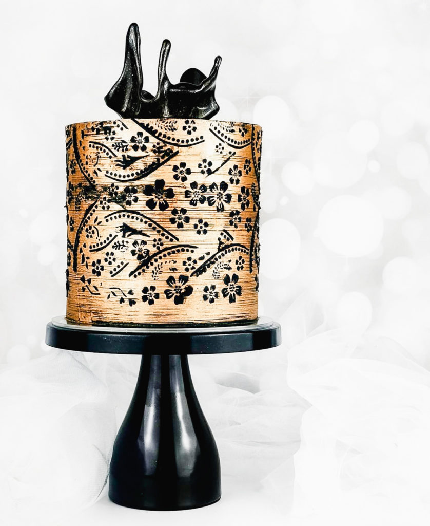 Edison Lace Cake Side Stencil – Confection Couture Stencils