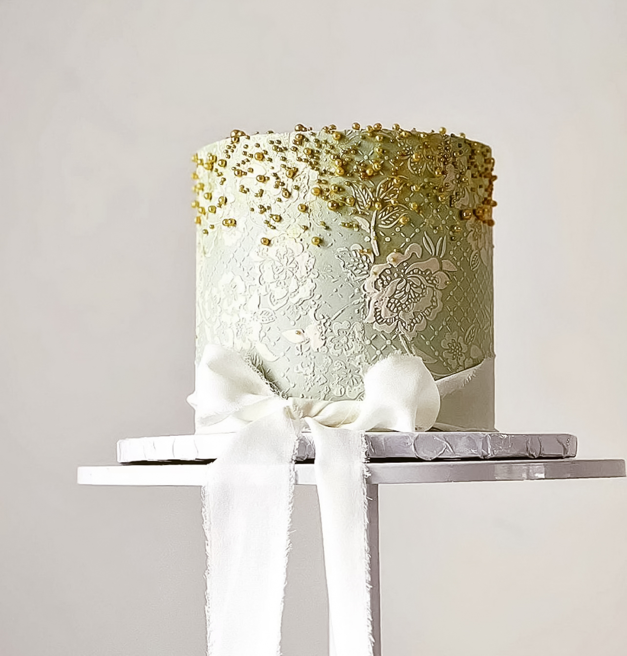 Chantilly Lace Cake Stencil by Designer Stencils