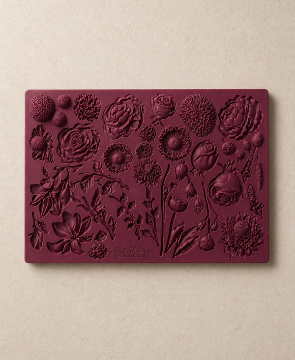 Floral Silicone Mould for fondant