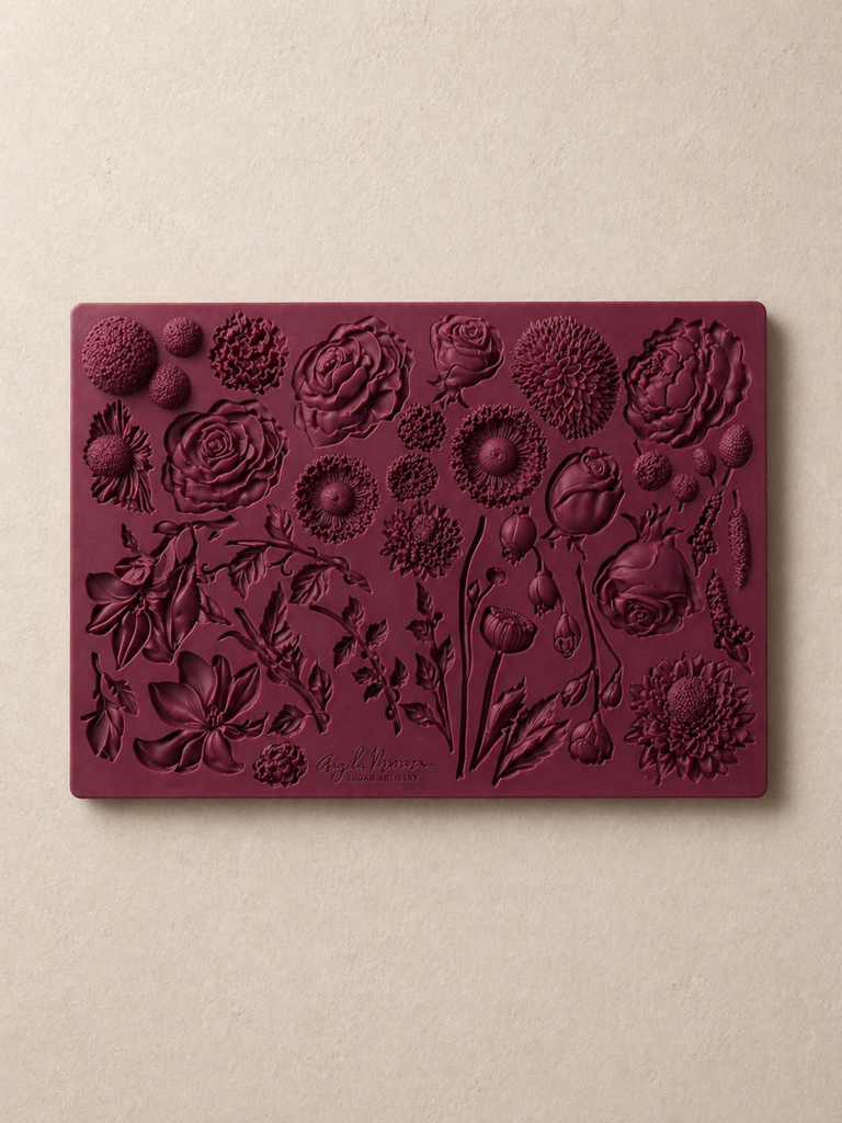Floral Silicone Mould for fondant