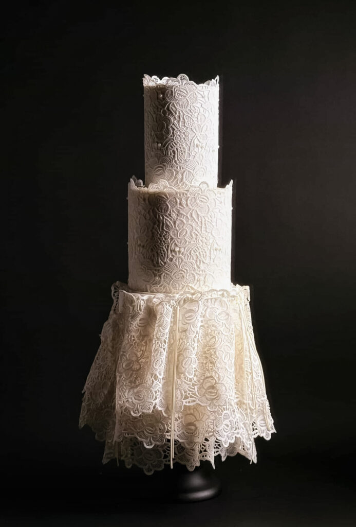 Lace Mat for cake decorating