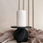 Ribbed textures rolling pin for fondant