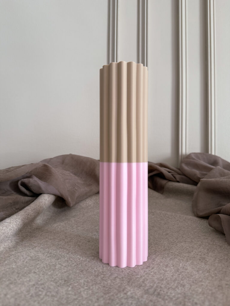 Ribbed textures rolling pin for fondant